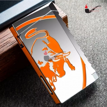 Tonino Lamborghini Toro Orange Bull Silver Puro Çakmağı